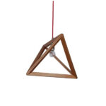 Triangle Timber Pendant Light