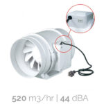 TT Mixflow Inline Exhaust Fan 150mm - Built in Speed Switch - Image 2