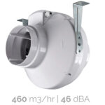 VK Plastic Centrifugal Inline Exhaust Fan: 150mm