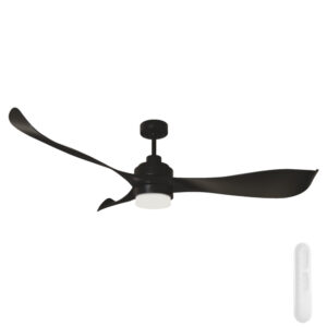 Mercator Eagle V2 DC Ceiling Fan with LED Light - 56" (Black)