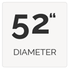 52 diameter