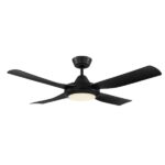 Bondi Ceiling Fan With CCT LED - Black 48"