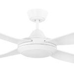 Bondi Ceiling Fan with CCT LED Light - White 52" - Image 2