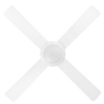 Bondi Ceiling Fan with CCT LED Light - White 52" - Image 4