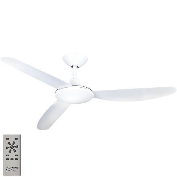 Polar Ceiling Fan Dc Motor 48 With Remote White Lumera Living