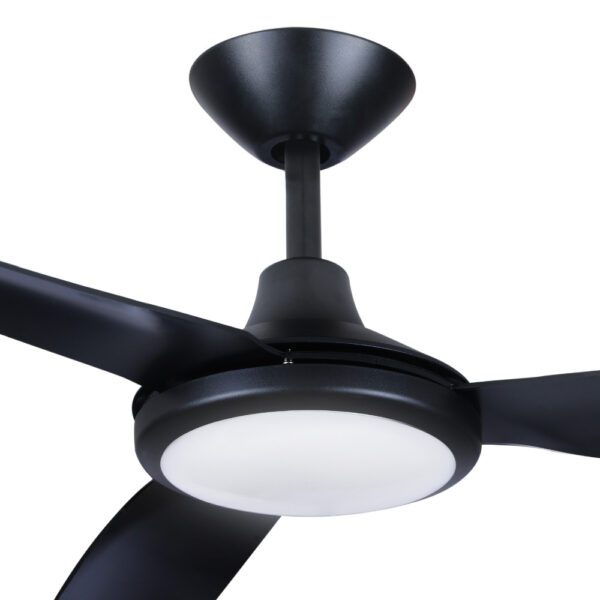 Hunter Pacific Polar V2 DC Ceiling Fan with LED Light - 56" (Matte Black) - Image 2