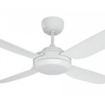 Ventair Spinika II AC Ceiling Fan with LED Light – 52″ (White) - Image 2