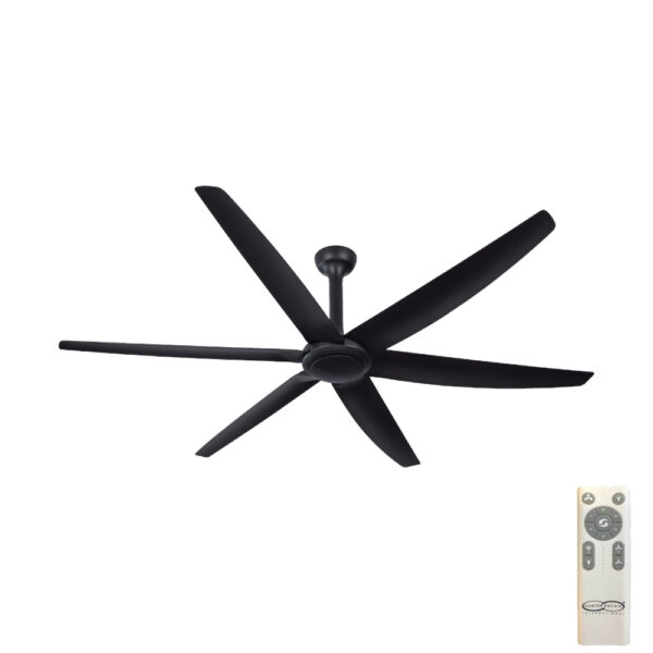Hunter Pacific The Big Fan V2 DC Ceiling Fan - 106" (Matt Black) - Image 1