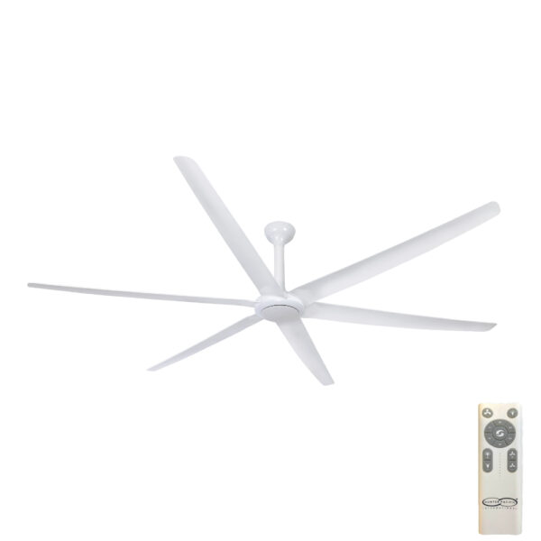 Hunter Pacific The Big Fan V2 DC Ceiling Fan - 86" (White) - Image 1