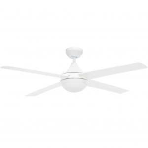 white Bulimba ceiling fan with Light