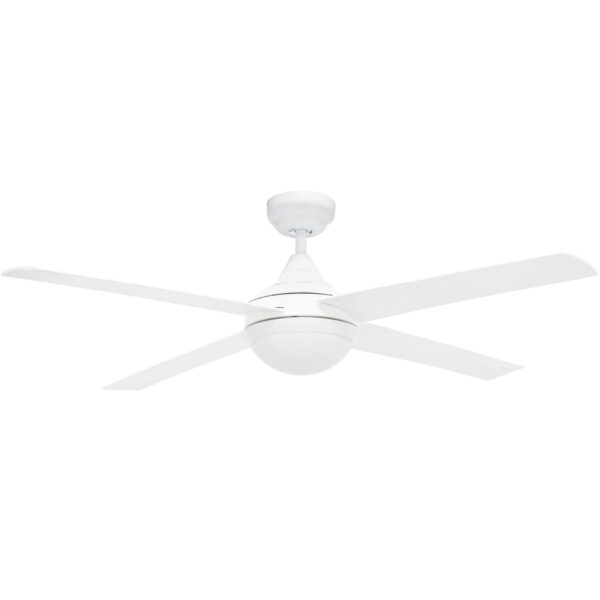 white Bulimba ceiling fan with Light