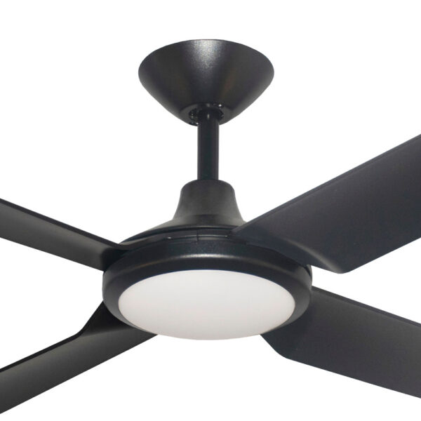 Hunter Pacific Next Creation V2 DC Ceiling Fan with LED Light - 52" (Black) - Image 2