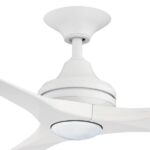 Spitfire V2 Ceiling Fan 60″ with LED light (White with White Plastic Blades) - Image 2