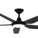 Airborne Storm DC Fan With CCT LED light 52″ & Remote (Black) - Image 2