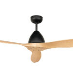Canyon Ceiling Fan: DC Motor 56″ with Remote (Charcoal with Oak Blades) - Image 2