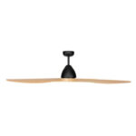 Canyon Ceiling Fan: DC Motor 56″ with Remote (Charcoal with Oak Blades) - Image 3