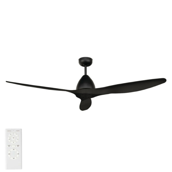 Brilliant Canyon DC 56" Ceiling Fan - Black | Lumera Living Australlia