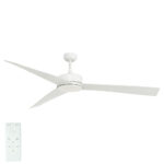 Brilliant Maxi DC Ceiling Fan in White 66-inch | Lumera Living Australia