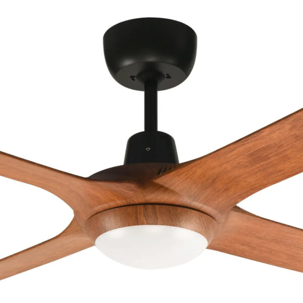 ventair-spyda-4-blade-ac-ceiling-fan-with-led-light-matte-black-with-teak-blades-50-motor ventair-spyda-4-blade-ac-ceiling-fan-with-led-light-matte-black-with-teak-blades-50-motor