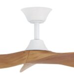 Cabarita DC Ceiling Fan with Remote-White with Bamboo Blades 50" - Image 2