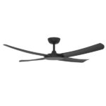Black 56" Three Sixty Flatjet Indoor/Outdoor DC Ceiling Fan - Image 2