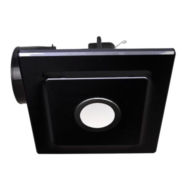 mercator emeline II square 240 led black Mercator Emeline II Square Exhaust Fan 290 LED - Black - Image 1
