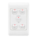 Solace 4 in 1 Exhaust Fan with LED Light (White) - Image 4