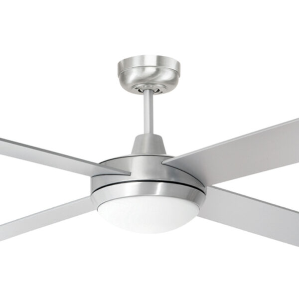 Brilliant Tempest AC Ceiling Fan with CCT LED Light - 52" (Brushed Aluminium with Timber Blades) - Image 2