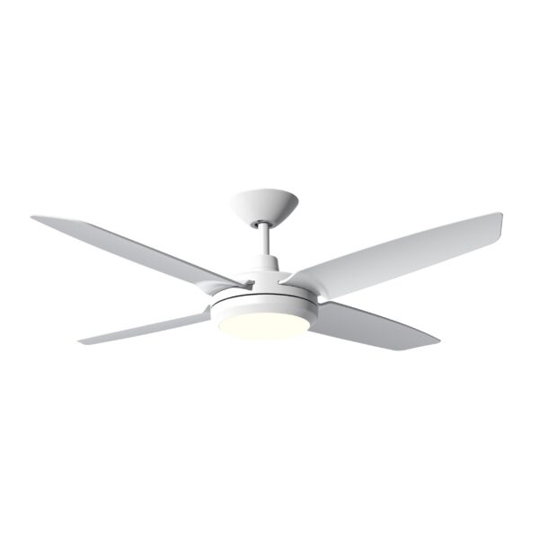 Airborne Enviro DC Fan With Dimmable CCT LED Light & Remote 52″ (White) - Image 1