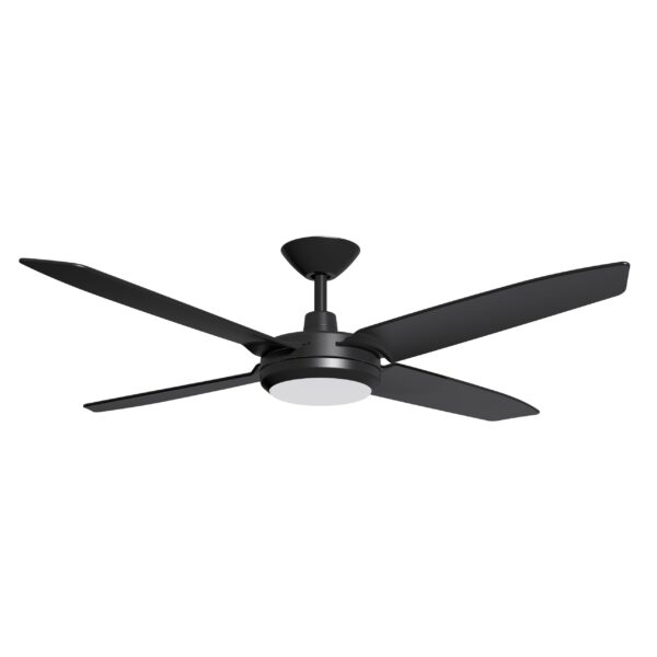Airborne Enviro DC Fan With Dimmable CCT LED Light & Remote 52″ (Black) - Image 1