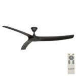 Hunter Pacific Aqua IP66 DC Ceiling Fan - 70" (Matte Black)