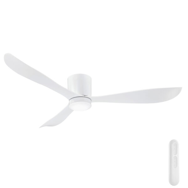 Mercator Instinct DC Ceiling Fan with LED Light - 54" (White) - Image 1