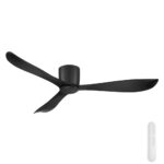 Mercator Instinct DC Ceiling Fan with Remote Control - 54" (Black)