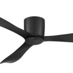Mercator Instinct DC Ceiling Fan with Remote Control - 54" (Black) - Image 3