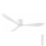 Mercator Instinct DC Ceiling Fan with Remote Control - 54" (White)