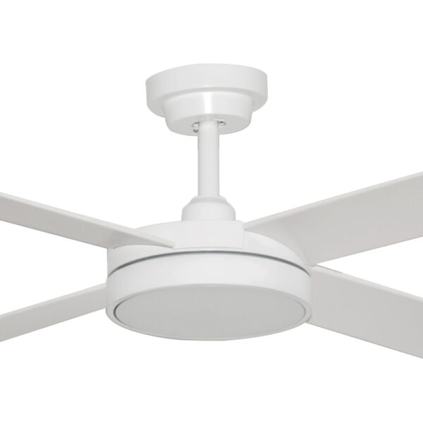 Hunter Pacific Pinnacle V2 DC Ceiling Fan with LED Light, Remote Control - 52" (White) - Image 2