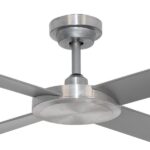 Hunter Pacific Pinnacle V2 DC Ceiling Fan with Remote and Wall Control - Brushed Aluminium 52" - Image 2