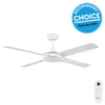 Eco Silent Deluxe 52″ SMART Remote White