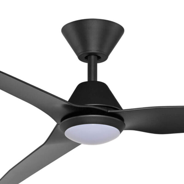 Infinity-iD DC Smart Ceiling Fan 54″ with Remote & CCT LED Light (Black) - Image 2