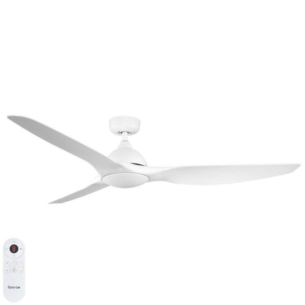 fanco horizon 64 white Horizon DC Smart Ceiling Fan with Remote 64″ (White) - Image 1