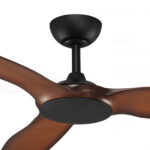 Three Sixty Flume Ceiling Fan 60″ (Black with Koa) - Image 2