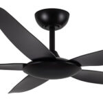 Brilliant Amari ABS 5 Blade DC Ceiling Fan with Remote 56″ (Black) - Image 2
