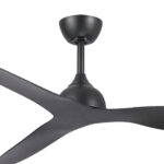 Eco Style DC Ceiling Fan 52″ with Remote (Black) - Image 2