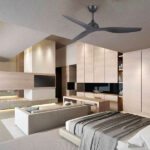 Eco Style DC Ceiling Fan 52″ with Remote (Black) - Image 4
