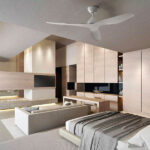 Eco Style DC Ceiling Fan 52″ with Remote (White) - Image 5