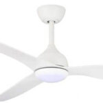 Eco Style DC Ceiling Fan 52″ with CCT LED Light & Remote (White) - Image 2