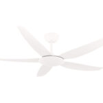 Brilliant Amari ABS 5 Blade DC Ceiling Fan with Remote 56" (White) - Image 2
