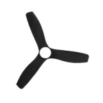 Claro Whisper DC Ceiling Fan with LED Light - 48" (Black) - Image 9