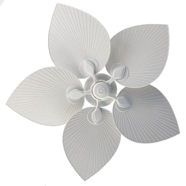 Tropicana Outdoor Ceiling Fan 54″ (White & Palm White Blades) - Image 3