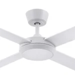 Fanco Eco Silent Pro DC Ceiling Fan with Remote & CCT LED Light 48″ - close up